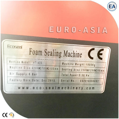 Gasket PU Foam Sealing Machine For Cabinet